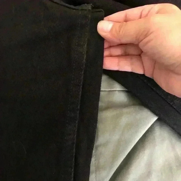 Vtg St John's Bay Black Boot Cut Jeans Women 16 Tall - Picture 13 of 14